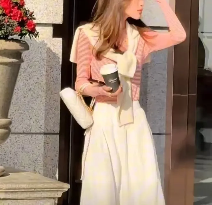 新款气质时尚洋气韩版套装1873