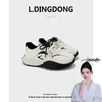 【刘叮咚女鞋】厚底德训鞋女2025春季新款舒适百搭阿甘运动000