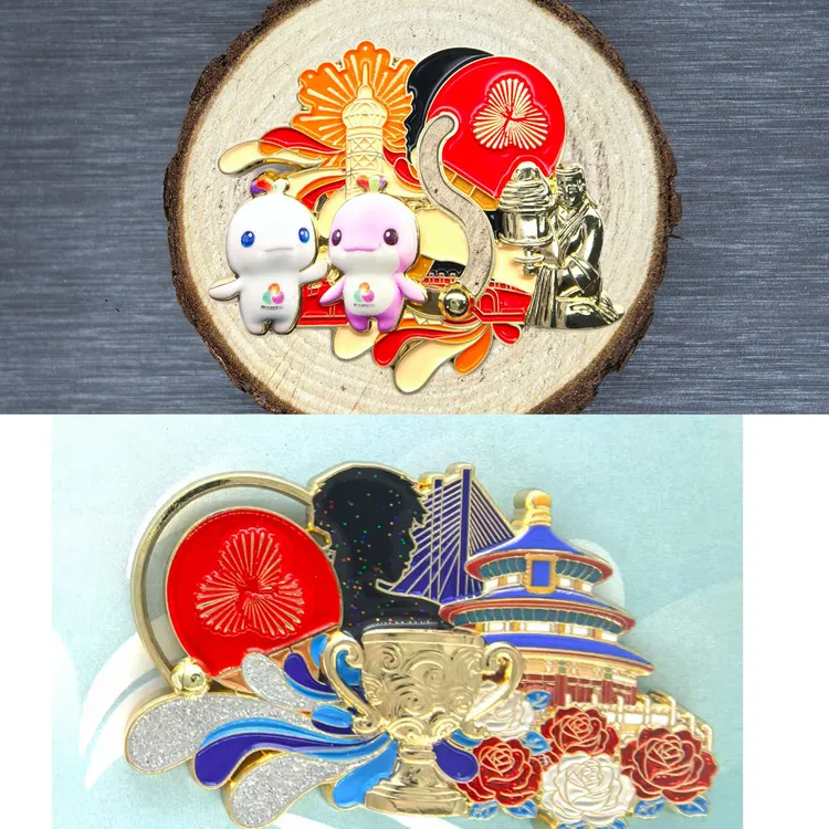 全运会官方正品乒乓必胜徽章创意纪念品文创