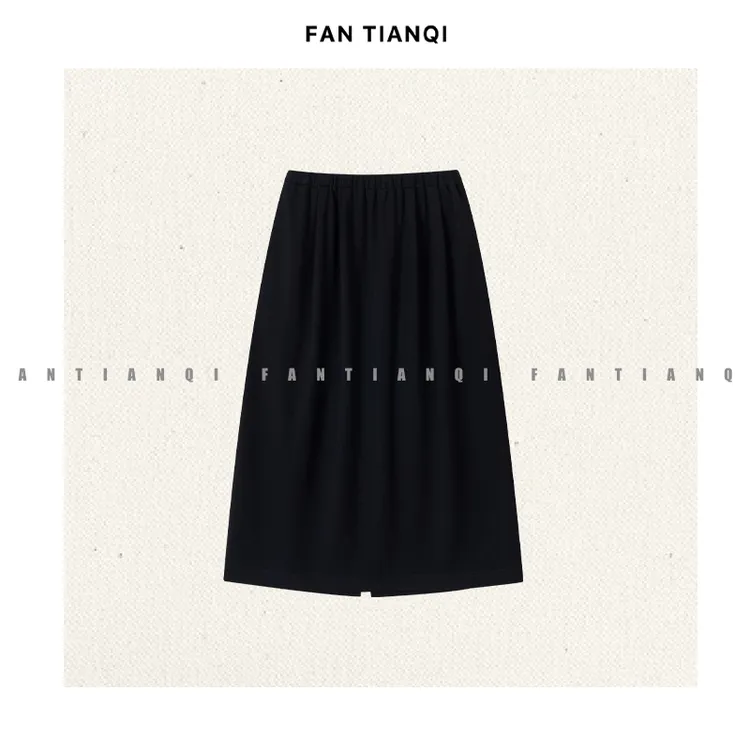 范天奇/FAN TIANQI【遮胯裙】针织羊毛干爽百搭遮胯裙FJST56184