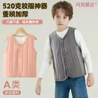 （温变锁温护肚加厚保暖）1-12岁男女童秋冬马甲N-10021