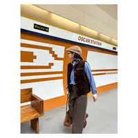 【旧时光】时尚休闲百搭简约经典复古潮流秋冬灯芯绒马甲#531078
