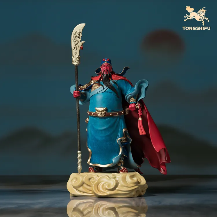 铜师傅《威震山河》办公室桌面武财神关公铜摆件收藏开业乔迁礼品商品图