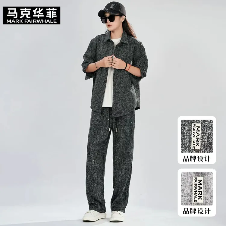 MARK FAIRWHALE/马克华菲男装秋季款爆款2025新款长袖套装