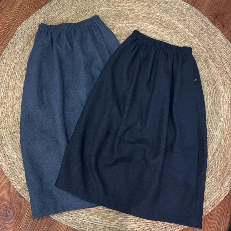 【那尚新品】秋冬新款人手必备简约百搭显瘦花苞裙（不能机洗）