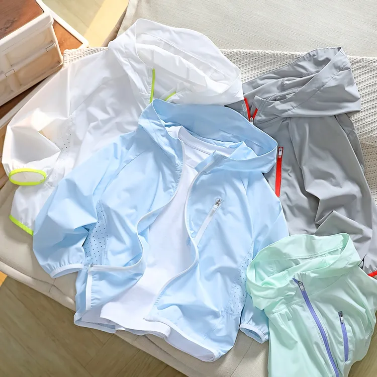 男童夏季新款网眼轻薄防晒衣中大童薄款休闲百搭皮肤衣外套6158