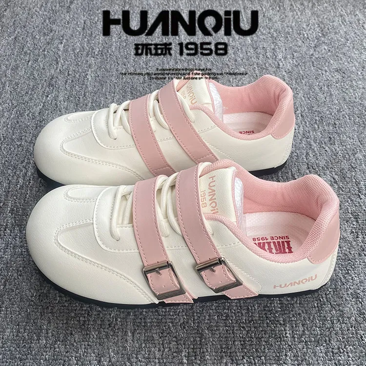 环球网红爆款德训鞋女2025春季新款韩系低帮轻便日常通勤休闲女鞋