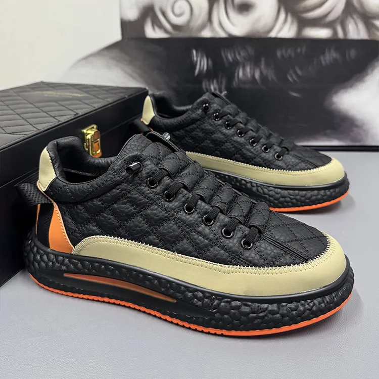 低帮软底软面大码鞋子时尚素面男士百搭休闲加肥加大舒适运动鞋