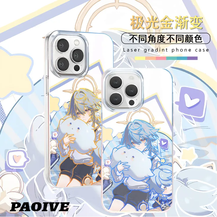 星期日适用苹果华为vivo一加iPhone小米红米一加极光手机壳