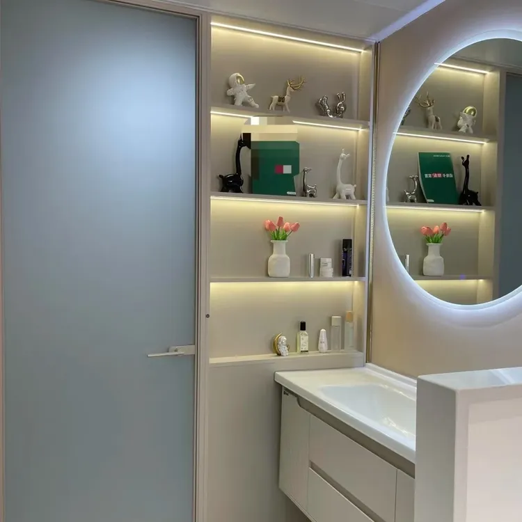 卫生间门连柜玻璃三联动隔断铝合金干湿分离推拉平开门款式推拉门