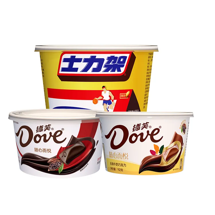 德芙&士力架巧克力组合碗装纯可可脂巧克力小时候零食 TL