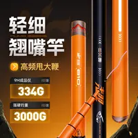 【甩大鞭专用】佳钓尼伏魔小米翘鱼竿翘嘴竿10米钓鱼竿手竿渔具用品