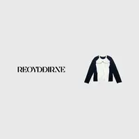 兔兔TUTU-【Reoyddirne】25秋冬季撞色刺绣圆领长袖T恤120692