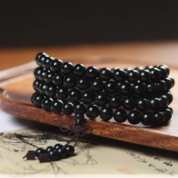 非金属木质手链 功德无量念珠手链