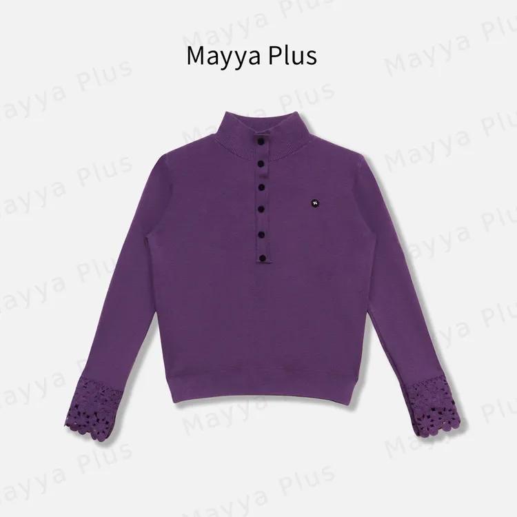 【权利美学】Mayya Plus麦芽定制冬季气质显瘦毛衣打底衫女32547636