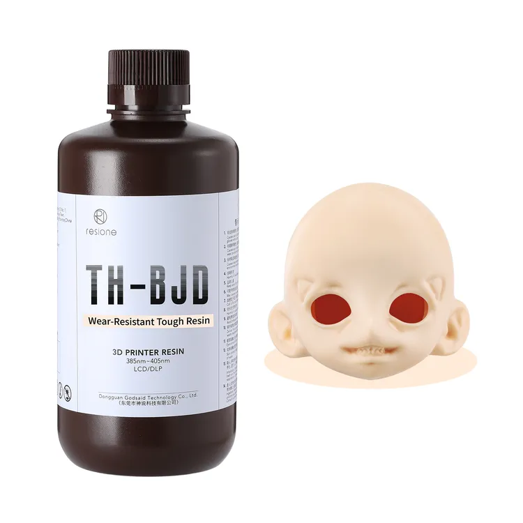 Resione/TH-BJD坚韧光敏树脂细腻耐磨耐黄变耐摔人偶3D打印材料