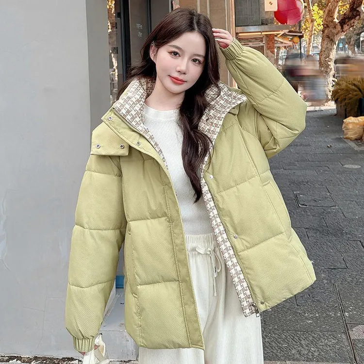 正品宽松服冬季短款小个子新款棉袄显瘦学生加厚棉衣外套优质