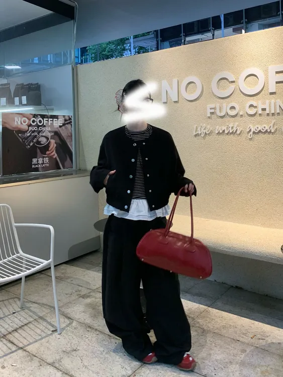 黑色短款西装外套女秋季新款韩系宽松高级感休闲上衣夹克潮百搭女