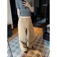 THEISSN宁司 低腰垂感阔腿休闲裤女秋季韩系拖地裤子 01491