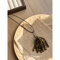 非金属树脂项链 植物花卉法式中国风休闲风女民族风小众锁骨链