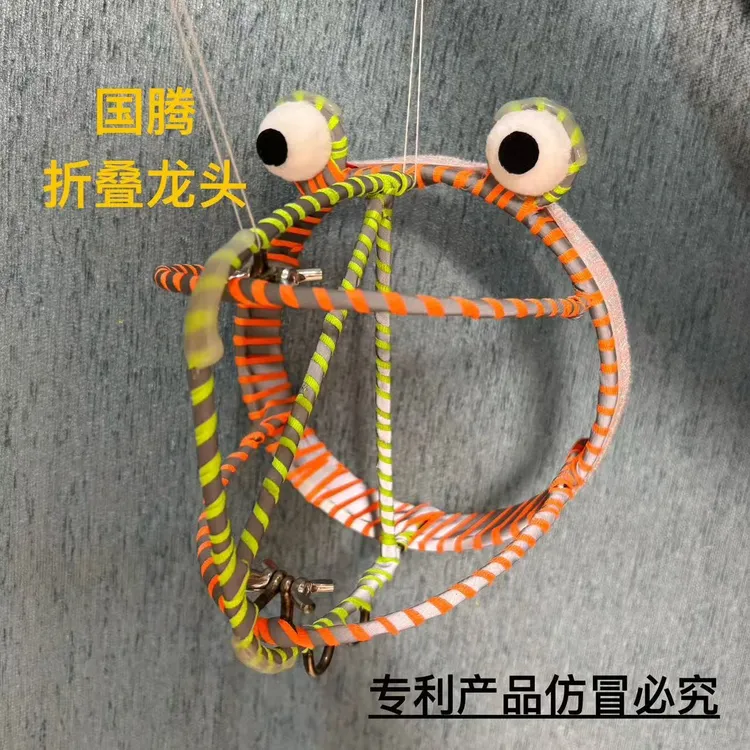 国腾不锈钢折叠龙头6两不锈钢龙头便携抛龙专用阻力小抗摔单龙头