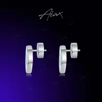 AIAX 镀K金 925银针夏上新2025新款小众首饰凯旋门耳环女TSL1360