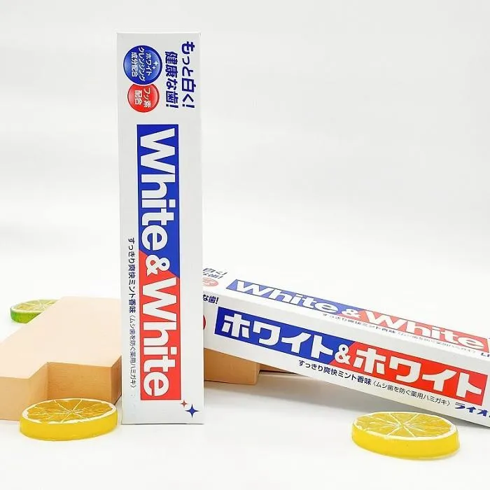 【四支包邮】日本原装大白薄荷护龈牙膏多效修护抑菌去渍氟清新健齿