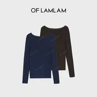 “18针”Biella Yarn60支美利奴羊毛简约风针织T恤 OFLAMLAM MM073G