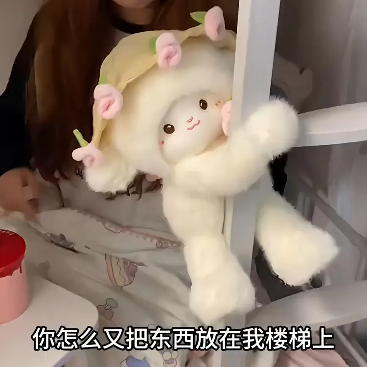 FAVMARTHA可爱玫瑰花绒玩偶公仔儿童玩具陪伴娃娃情侣抱枕
