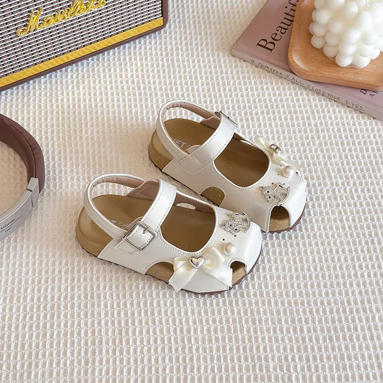 女童凉鞋2025夏季新款沙滩鞋宝宝鞋时尚女童公主鞋小童勃肯鞋5459