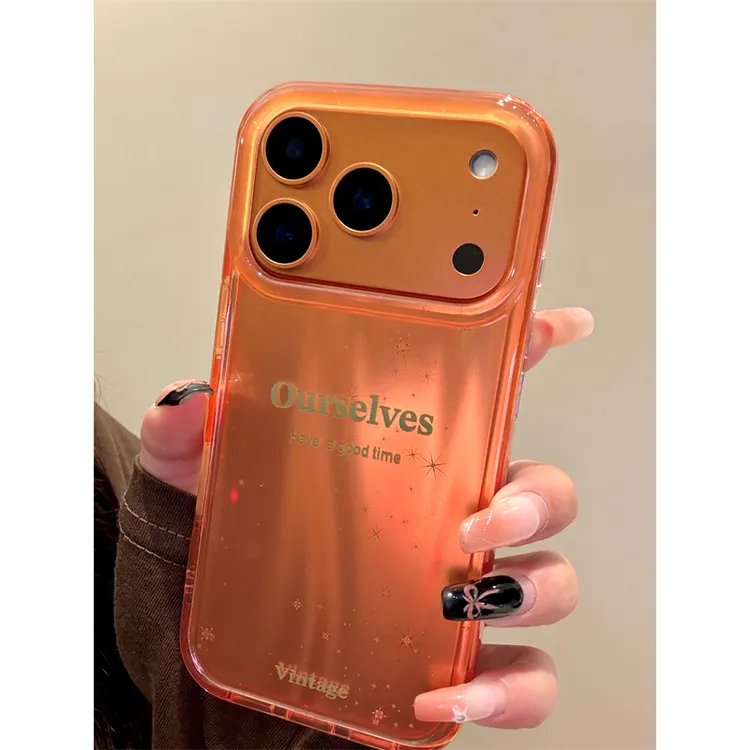 适用苹果iphone17promax纯色炫彩16pro创意15防摔14ins个性手机壳
