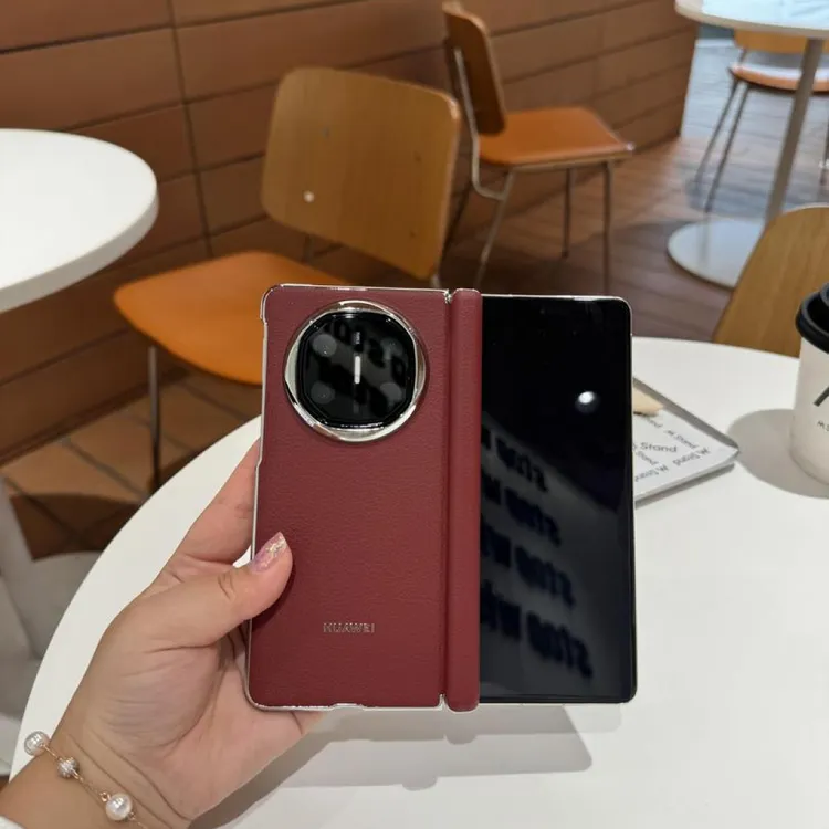 适用于华为Mate X6 磁吸中轴电镀边框折叠手机壳