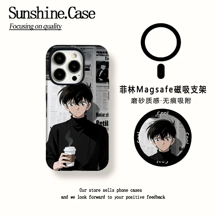 【磁吸菲林二合一】柯南适用苹果17PROMAX/16/15防摔手机壳