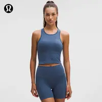 Ebb to Street女士短款工字运动背心内置内衣丨lululemon LW1CJUS