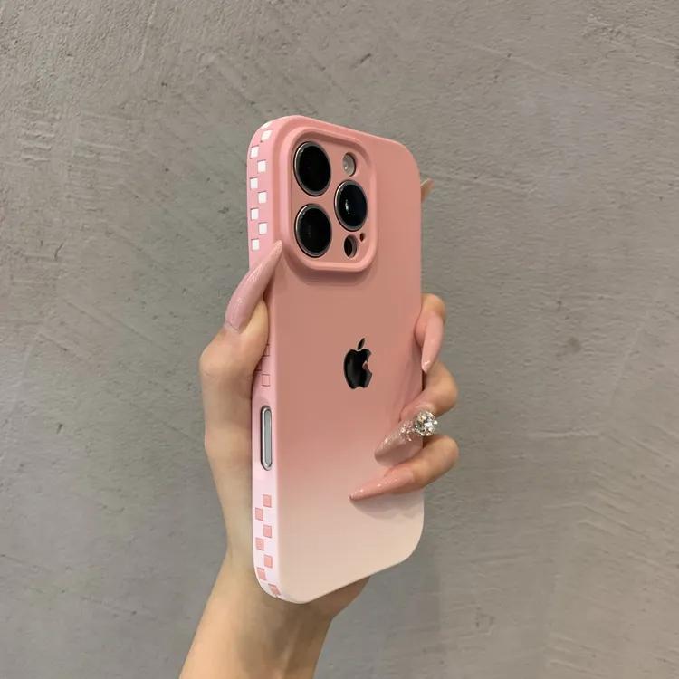 新款高级纯色肤感适用苹果16手机壳iPhone15promax简约14女13软12