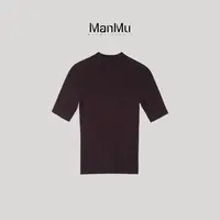 满目ManMu【张琪专属】老钱风秋季时尚百搭羊毛毛衣350382