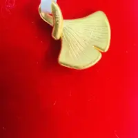 【莹莹专享】 足金999饰品 枫叶吊坠 XP 0.99