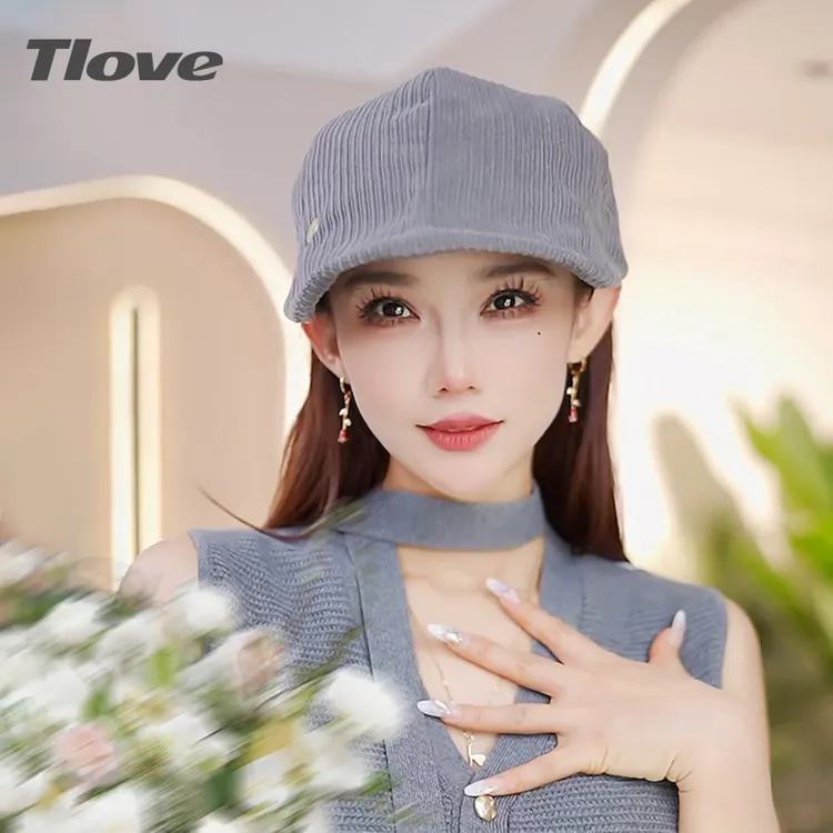 9802女士时尚百搭帽子春秋季简约休闲韩版前进帽