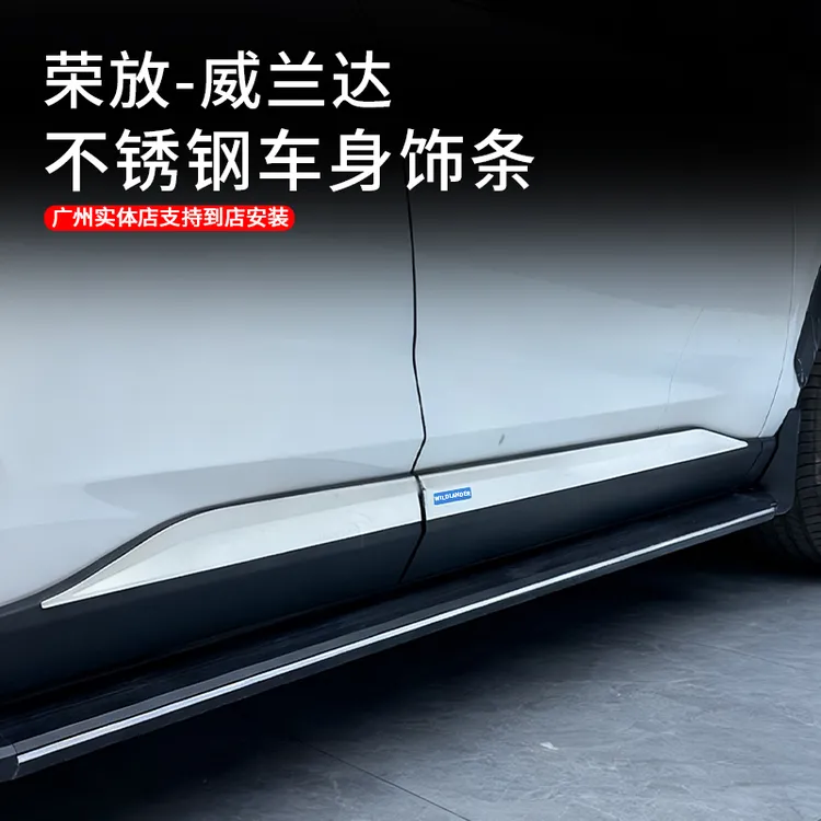 20-25款荣放威兰达不锈钢车身饰条门边外观装饰亮条汽车用品
