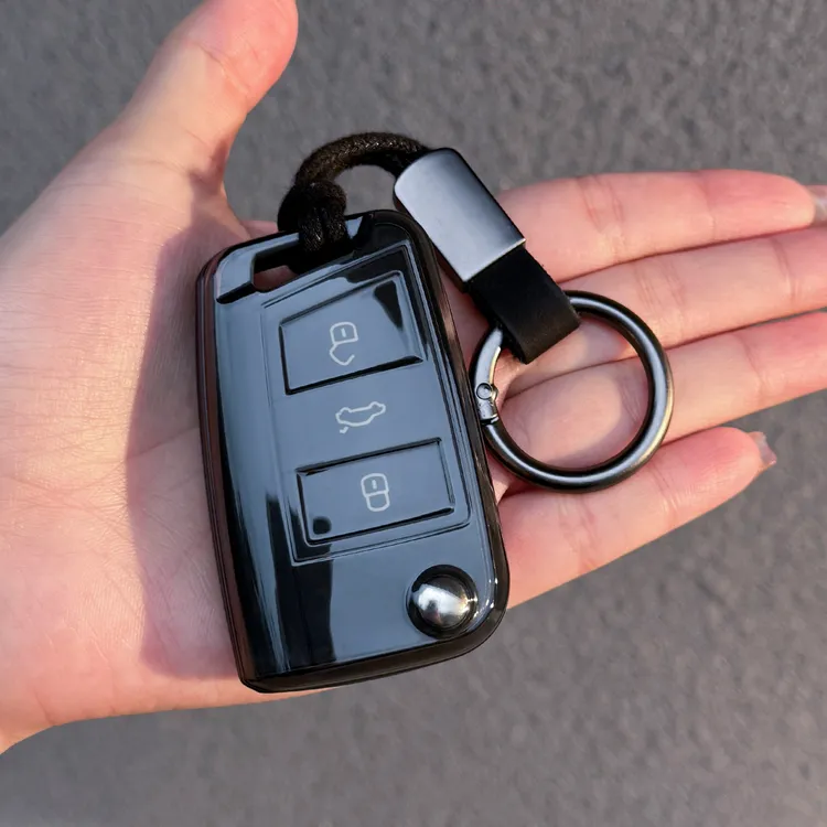 专用大众钥匙套全包一键启动宝来途岳探岳探歌速腾朗逸2024新款扣