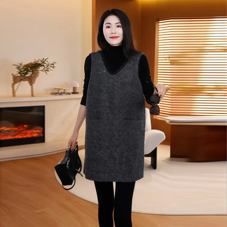 【微光星辰】Mayya Plus麦芽定制气质流光风梭织连衣裙32547017