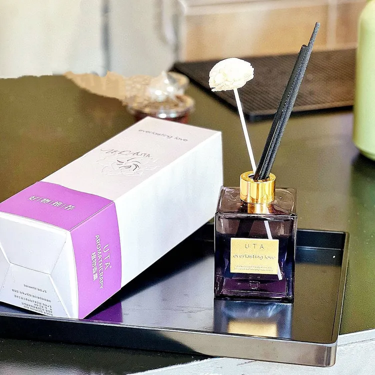 新款金标UTA栀子花香薰纯植物提取挥发香薰家用室内车载持久留香