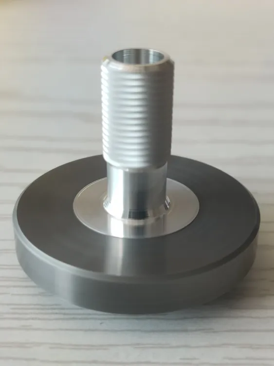 钨钢手拧陀螺压花铝手柄成人减压动手动脑提高专注力把玩傲建模型