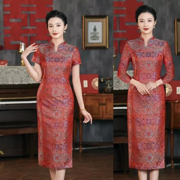 2025新喜婆婆婚宴装平时可穿年轻款改良新中式高端礼服修身N