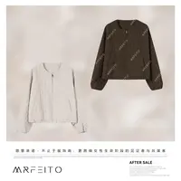 MRFEITO【香草冰淇淋】韩系泡芙菱形格肌理感阔版外套H323W02D33583