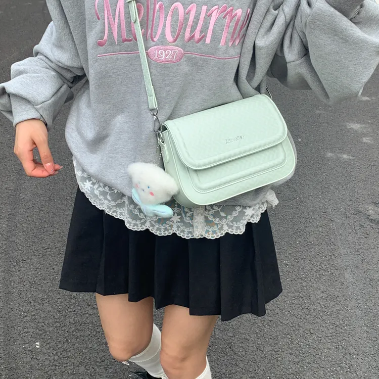 PU单根单肩小众夏季斜挎手提包单肩包休闲肩包春夏学生腋下