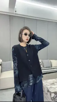 【娜娜推荐】小众设计秋款不规则四粒扣高定马甲535-1