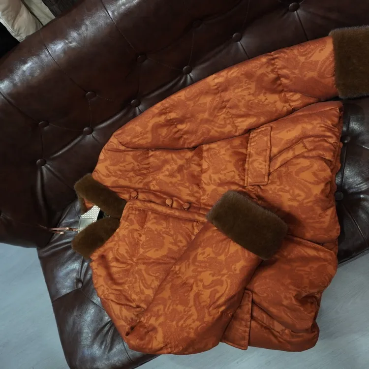 新中式妈妈装国风立领冬季新款中老年女装加厚保暖鹅绒