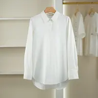  麦迪尚品【美】5070166简约纯色POLO衫春季品牌折扣女