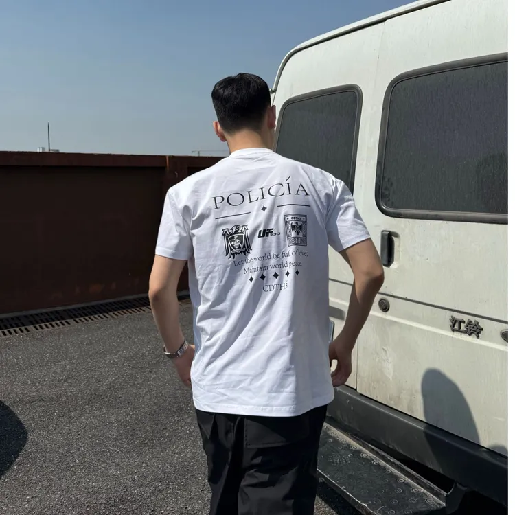 何以至此 25SS美式休闲训练索罗娜T运动印花速干晾干弹力圆领短袖
